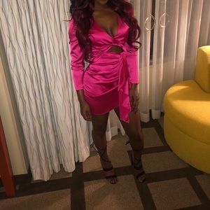 Fushia “Kylie” dress